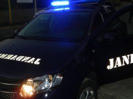 Gorj: Urmărire! Mașină andonată în încercarea de a scăpa de polițiști și jandarmi. Furaseră sute de litri de produs petrolier