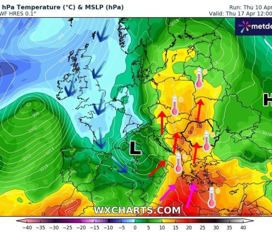 METEO: Vremea se încălzește peste normalul perioadei. Posibile ploi la la sfârșitul săptămânii viitoare