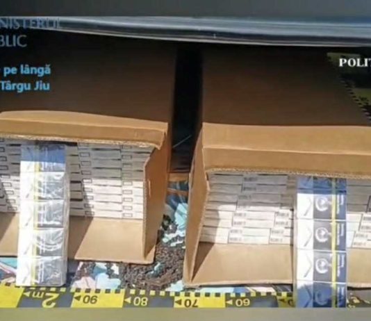 Gorj: Încătușat! Zeci de mi de țigarete, carne de vânat și articole pirotehnice găsite la percheziții