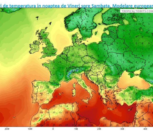 Avertisment meteo: Vremea se răcește. La nivel național, se estimează minime de 5-6 grade Celsius