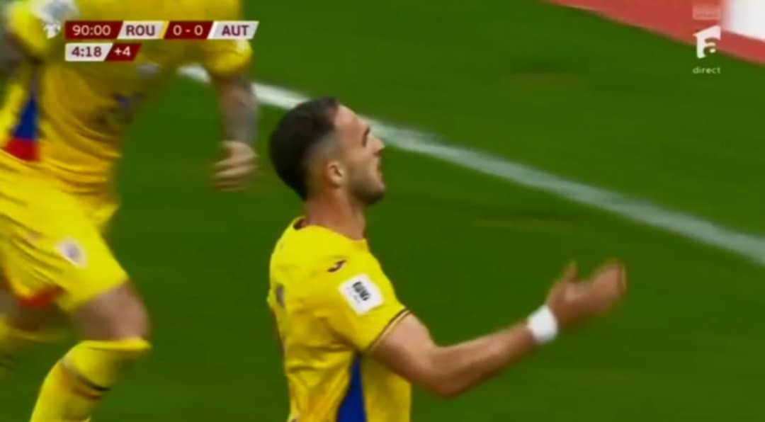 Gol la ultima fază! România, victorie mare în fața Austriei. Matematic, lupta pentru locul 1 al grupei e deschisă