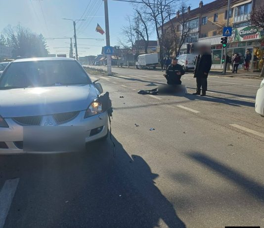 Târgu Jiu: Accident! Victima primește primul ajutor