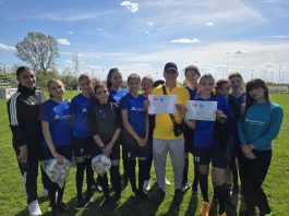 Campioanele! Echipa de fotbal fete a Școlii Alimpești s-a calificat la Faza Națională a Olimpiadei Sportului Școlar