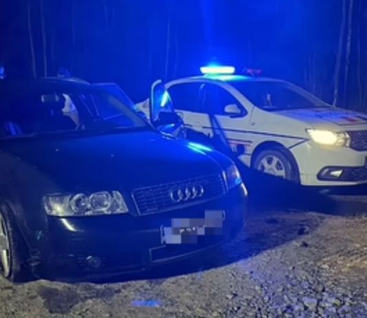 Gorj: Minor la volan, tatăl alături, în mașină. Băut, adultul a cerut copilului să nu oprească la semnalele polițiștilor. Au fugit în pădure