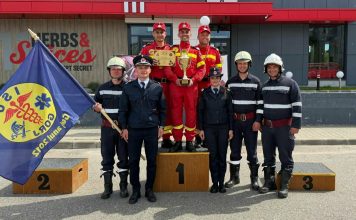 Salvatorii de la ISU Gorj, cei mai buni! Au câștigat Faza Zonală în Competiția Națională de Descarcerare și de Acordare a Primului Ajutor Calificat