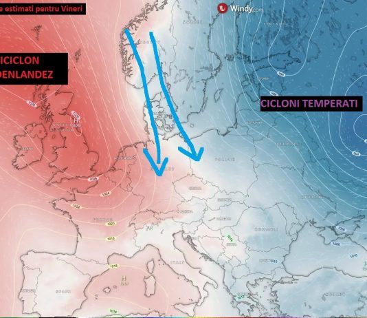 Meteo – prognoza săptămânală: Episod de ploi și furtuni. Vremea se răcește, cu risc de îngheț