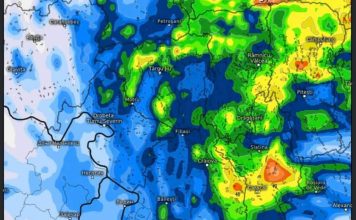 Gorj: Ploi în aversă. Temporar și local vor căpăta caracter torențial, însoțite de descărcări electrice