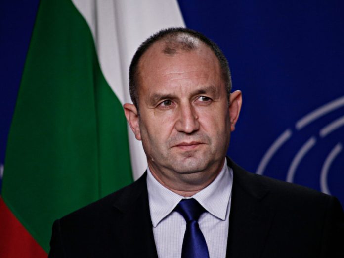 Bulgaria's,President,Rumen,Radev,Gives,A,Press,Conference,At,The
