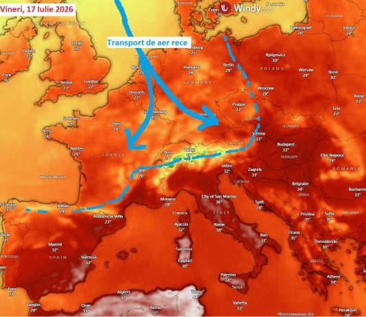 Meteo: Temperaturile ating pragul caniculei. Sunt așteptate furtuni, cu căderi de grindină