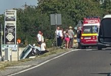 Gorj: Accident! Trei persoane au fost transportate la spital