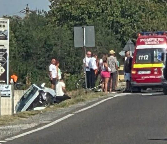 Gorj: Accident! Trei persoane au fost transportate la spital