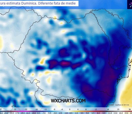 De sâmbătă, vremea se răcește serios. Sunt așteptate precipitații în weekend