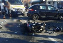 Gorj: Accident! Motociclist în stare critică. A fost solicitat elicopterul SMURD