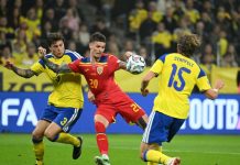 Fotbal: România a pierdut în Suedia. Mutu: Nimic semnificativ. Prea puțin ca să avem pretenții