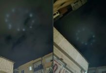 Galerie foto! Târgu Jiu: Apariție misterioasă pe cerul orașului. Punctele luminoase au stârnit curiozitatea
