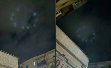 Galerie foto! Târgu Jiu: Apariție misterioasă pe cerul orașului. Punctele luminoase au stârnit curiozitatea